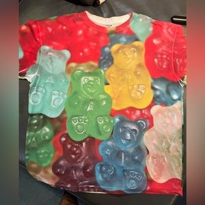 Custom realistic gummy bear print shirt